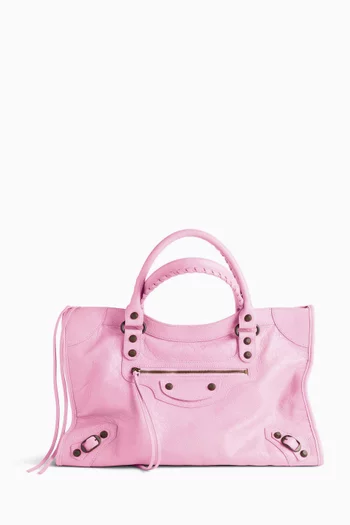 Medium Le City Bag in Arena Lambskin