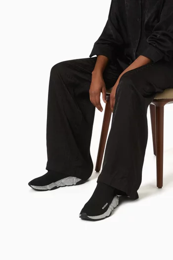 Speed 2.0 Rhinestone Sneakers in Recycled Knit