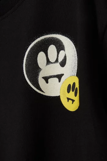 Graphic-print T-shirt in Cotton