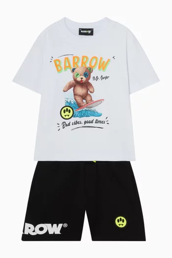 تي شيرت بطبعة قطن