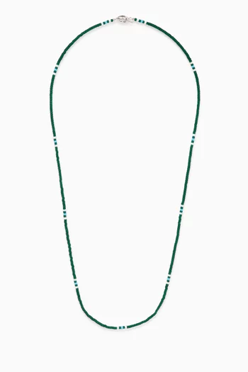 قلادة آفي بخرز بتصميم فضة إسترلينية