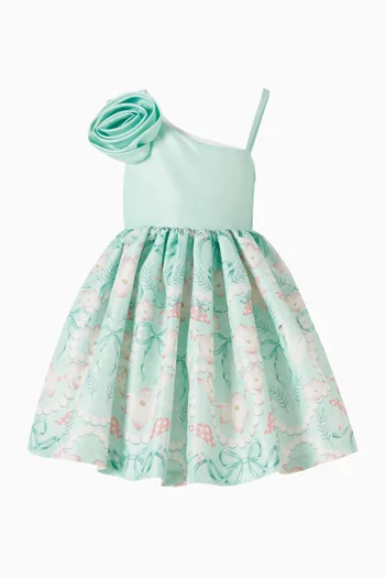 Rose One-shoulder Dress