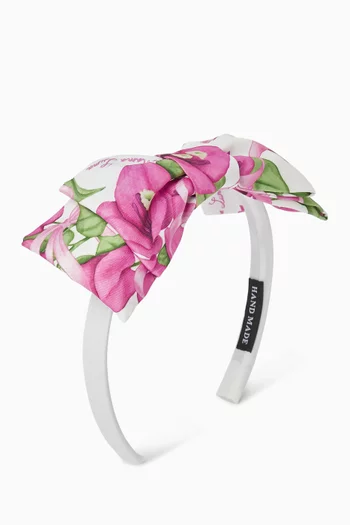 Floral Bow Headband