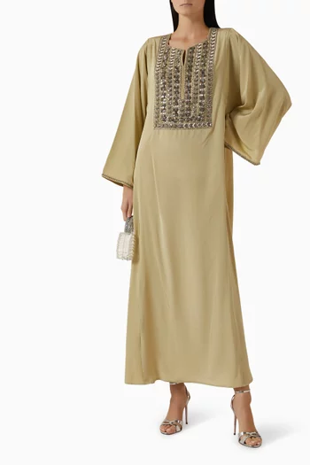 Bead-embellished Kaftan