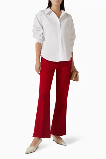 بنطال بقصة ساق مستقيمة