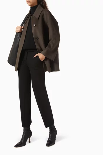 بنطال بقصة ساق مستقيمة