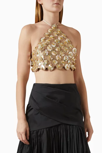 بلوزة إيكلا دو مارجريت بلا حمالات