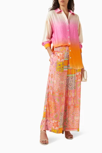 Marsala Pants in Viscose Blend