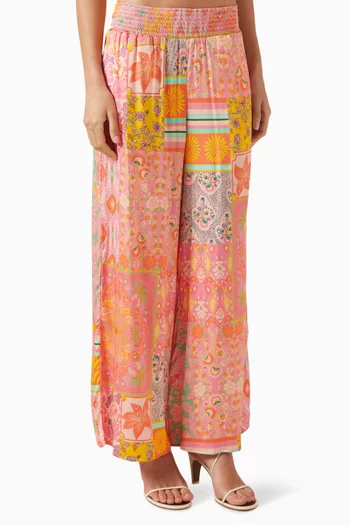 Marsala Pants in Viscose Blend
