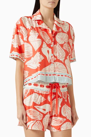 قميص أوكتافيا مزيج فيسكوز