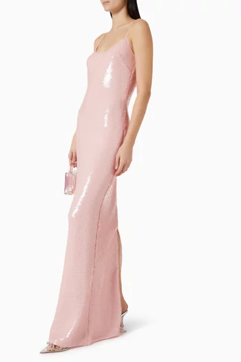 Isis Sequin-embellished Dress
