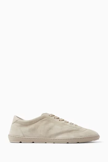 Lace-up Sneakers in Suede
