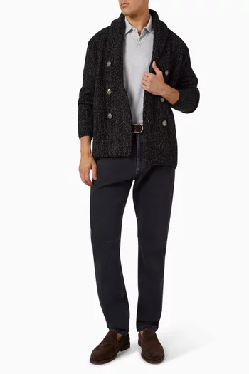 Logo Polo Shirt in Cotton Piqué