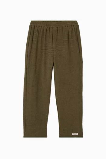 Istian Straight-leg Pants in Cotton Blend