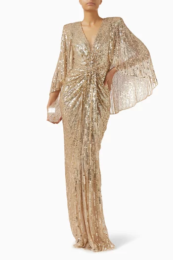 Carrie Sequin-embellished Gown
