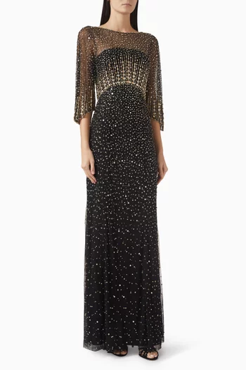 Kiya Sequin-embellished Gown
