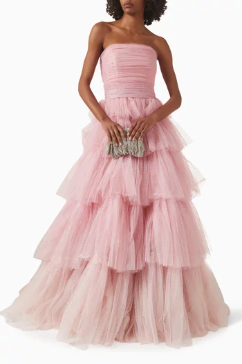 Adore Tiered Gown in Tulle
