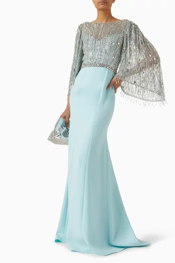 Wanderlust Bead-embellished Gown