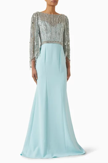 Wanderlust Bead-embellished Gown