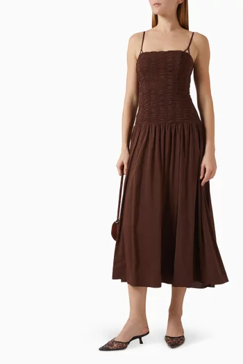 فستان أزور طويل