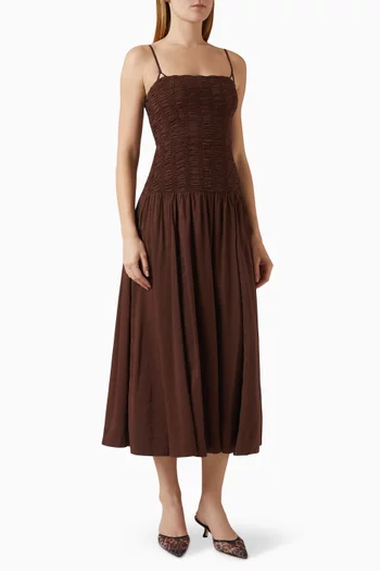 فستان أزور طويل