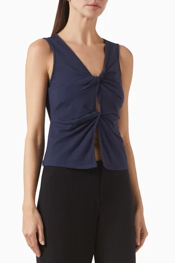 بلوزة تيفي منسوجة