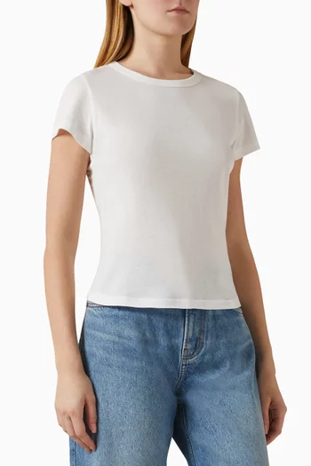 تي شيرت ماكس بقصة ضيقة قطن