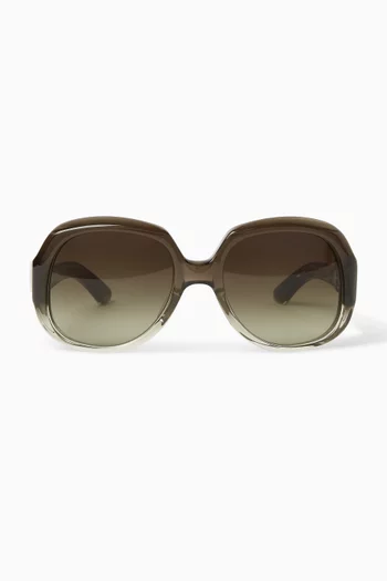 Ocean Child Round Sunglasses in Acetate