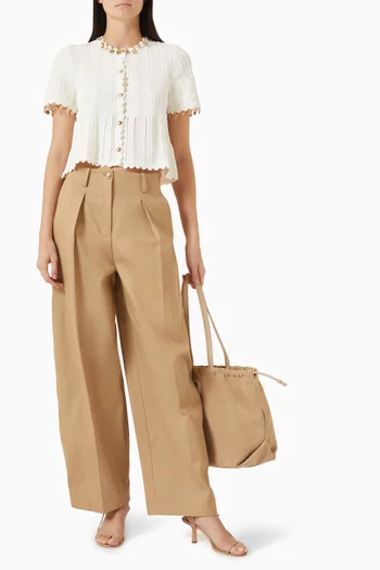 كارديغان ميشيل مزين بتطريزات