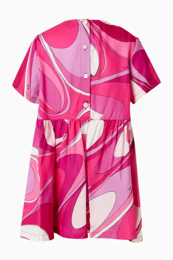 Abstract-print Dress