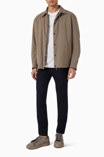 جاكيت مزيج صوف بوس × أستون مارتن