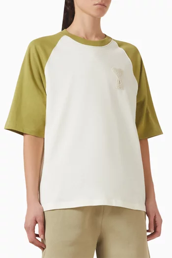 تي شيرت ايه دي سي بقصة مربعة قطن جيرسيه