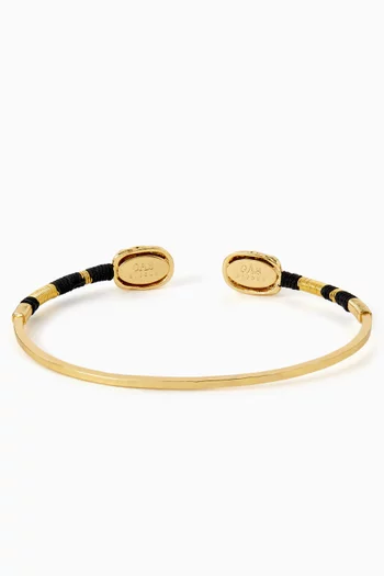 Duality Scaramouche Cuff in Gold-plated Metal