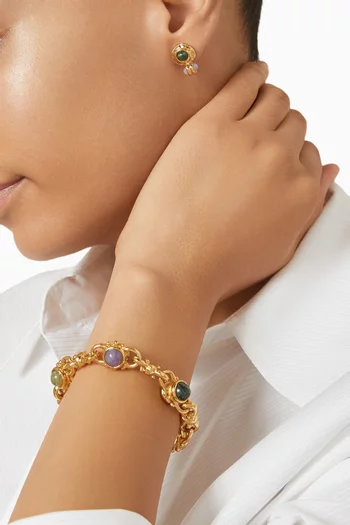 سوار امارانتي معدن مطلي بالذهب