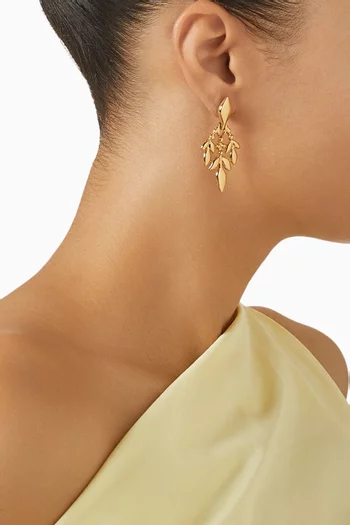 Olea Earrings in Gold-plated Metal