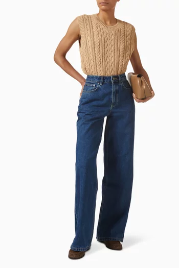 فيست منسوج بغرزة الضفيرة