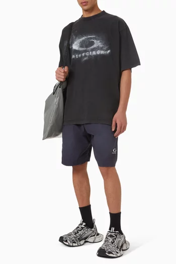 Outerwear Shorts in Techno Cotton Poplin