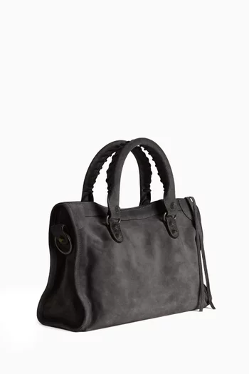 Small Le City Bag in Suede