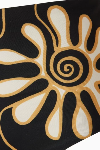 قطعة بيكيني سفلية إليسا بخصر مرتفع