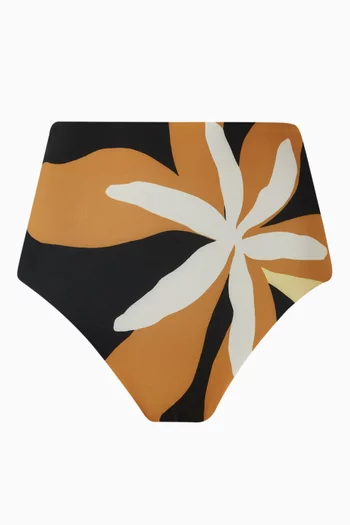 قطعة بيكيني سفلية إليسا بخصر مرتفع