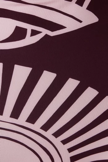 قطعة بيكيني سفلية إليسا بخصر مرتفع