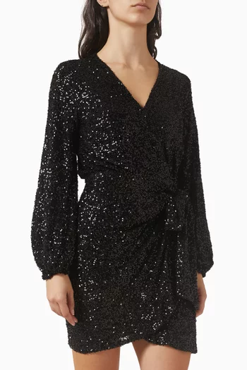 Vienna Sequin-embellished Mini Dress