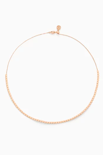 Lit Necklace in 18kt Rose Gold