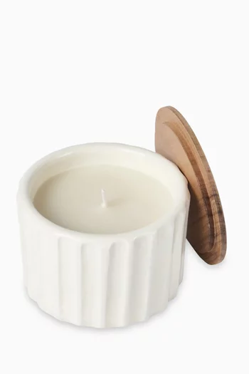 Small Candle & Walnut Wood Lid