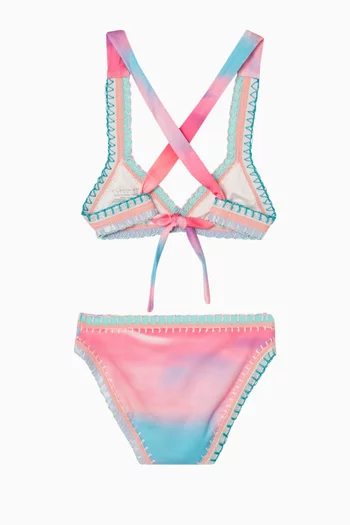 Rainbow Embroidered Bikini