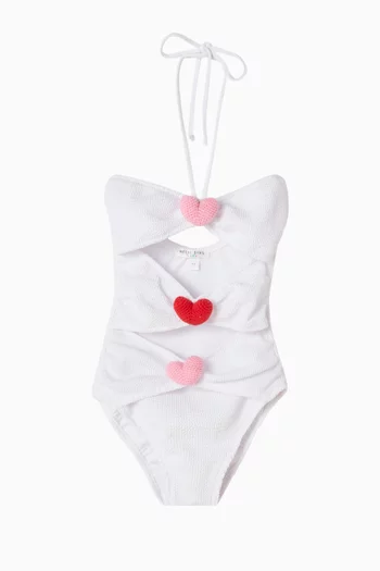 لباس سباحة قطعة واحدة مجعد 