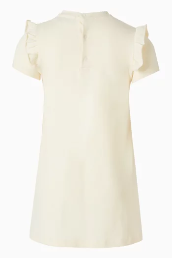 فستان بطبعة فراشات قطن