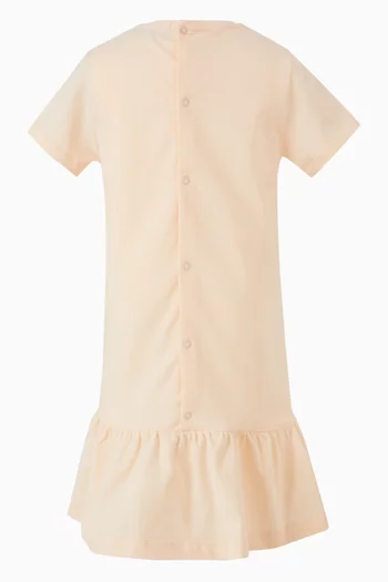 Crossbody-bag Printed Dress in Cotton