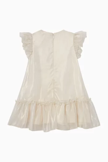 Logo Iridescent Dress