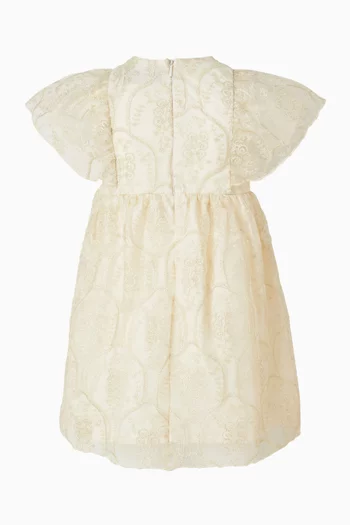 Embroidered Logo Dress